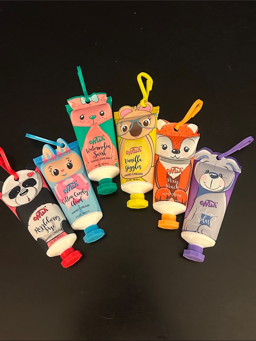 New Wish Kids Animal Hand Cream lotion set dog bear cat fox etc